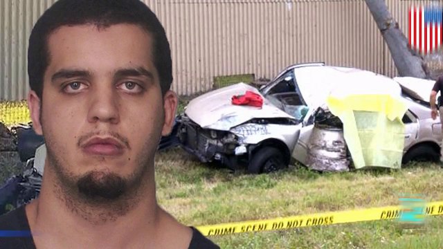 شخص مسلح يخطئ ضحيته و مات جراء تحطم السيارة