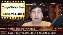 New York Yankees vs. Boston Red Sox Free Pick Prediction MLB Odds Preview 4-10-2015