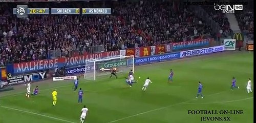 Great assist of Yannick Ferreira-Carrasco | Caen ( 0-1 ) AS Monaco - 10.04.2015