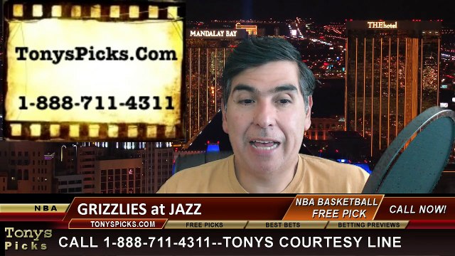 Utah Jazz vs. Memphis Grizzlies Free Pick Prediction NBA Pro Basketball Odds Preview 4-10-2015