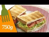 Recette du Sandwich BLT ou Sandwich au Bacon, Laitue et Tomate - 750 Grammes