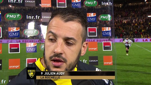 TOP14 - La Rochelle-Stade Français: Interview Julien Audy (LAR) - J22 - Saison 2014/2015