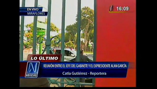 Pedro Cateriano y Alan García reunidos, a pesar de vieja rivalidad