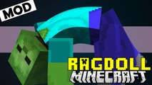Mod Showcase RAGDOLL physics in Minecraft by NikNikamTV