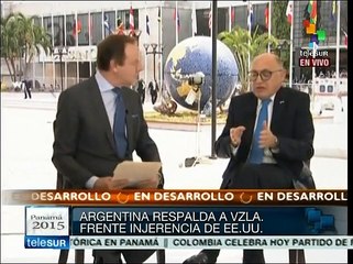 Héctor Timerman: Venezuela no representa ninguna amenaza para EE.UU.
