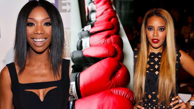 Brandy and Angela Simmons Show off Their Boxing Skills