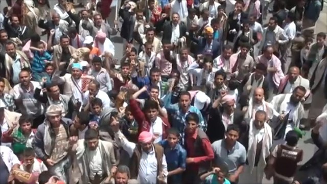 تفاعل الرأي العام اليمني مع عمليات عاصفة الحزم