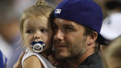 David Beckham Says Daughter Harper Calls Him Fat