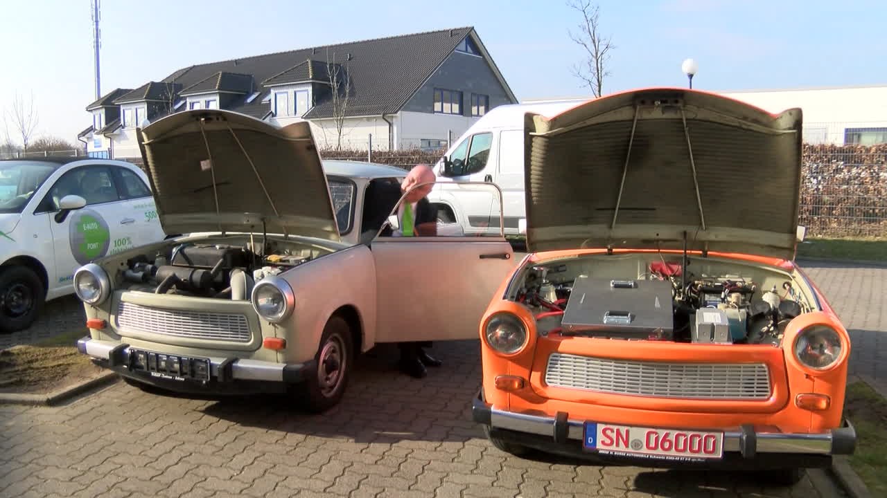 La Trabant, voiture emblématique de RDA, devient électrique !
