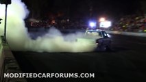 SKDHAW flaming skid at Burnouts Unleashed 2014