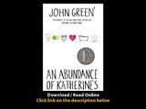 Download Abundance Katherines John Green PDF