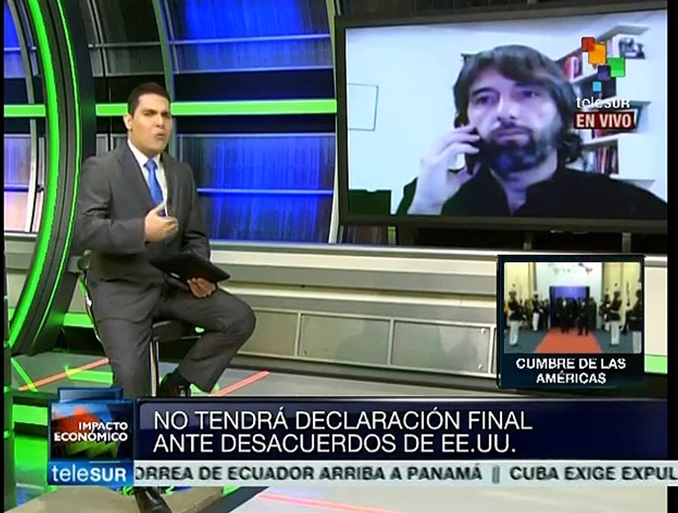 Serrano: en Cumbre de las Américas se disputan dos modelos económicos