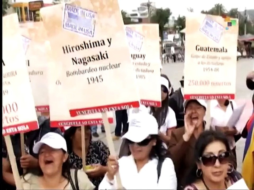 Ecuador: Activists oppose all intervention by US