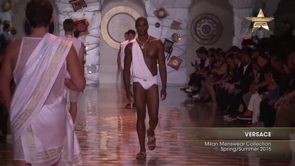 Men Versace Milan Menswear Collection Spring Summer 2015