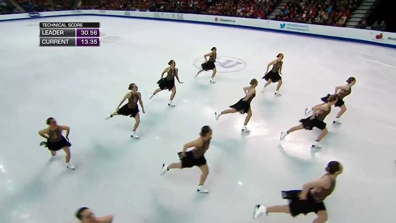 World Synchronized Skating Championships  2015 SP- Team USA 1