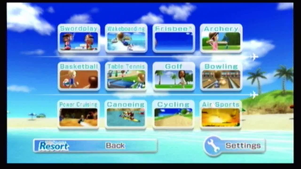 Wii Sports Resort- Air Sports: Skydiving
