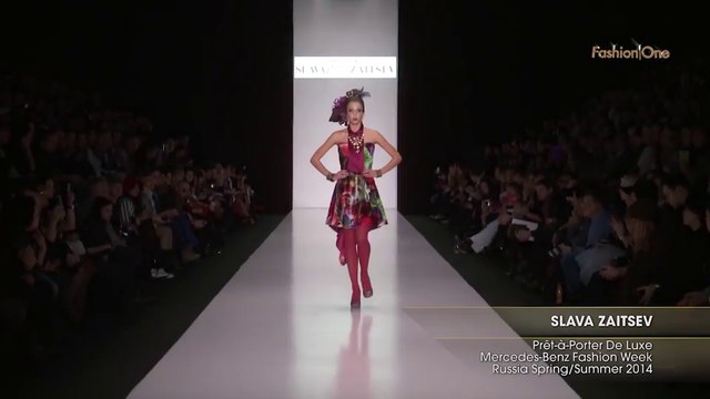Fashion Week SLAVA ZAITSEV Prêt-à-Porter De Luxe Mercedes-Benz Fashion Week Russia Spring Summer 2014