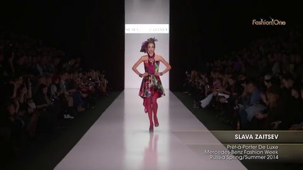 Fashion Week SLAVA ZAITSEV Prêt-à-Porter De Luxe Mercedes-Benz Fashion Week Russia Spring Summer 2014