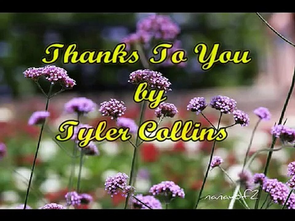 Thanks To You by Tyler Collins with lyrics