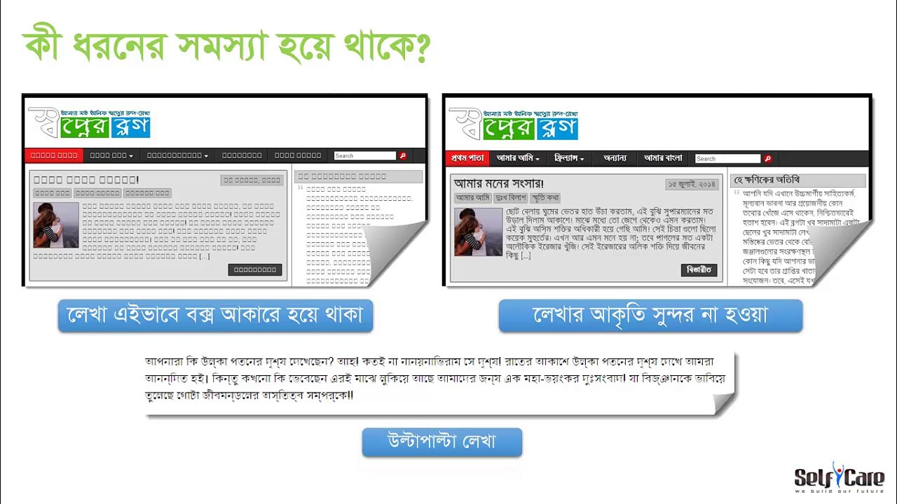Bangla Font Problem (বাংলা ফন্ট সমস্যার সমাধান)