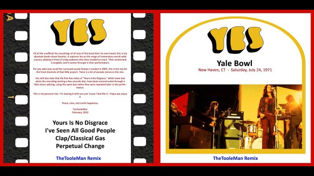 Yes - 1971-07-24 - Yale Bowl - New Haven (Soundboard) [Remastered]