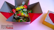 Caja para regalos con corazones - Manualidades para todos