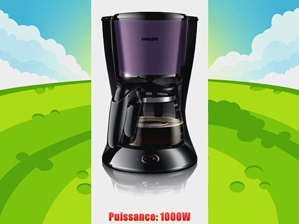 Philips HD745730 Cafetiere filtre 12L 1000W anti goutte indicateur deau avec voyants lumineux