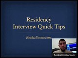 Residency Interview Questions and Tips 001