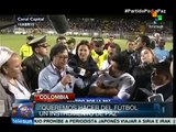 Maradona juega por la paz en Colombia