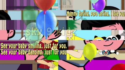 Mummy darling, papa darling, I love you.