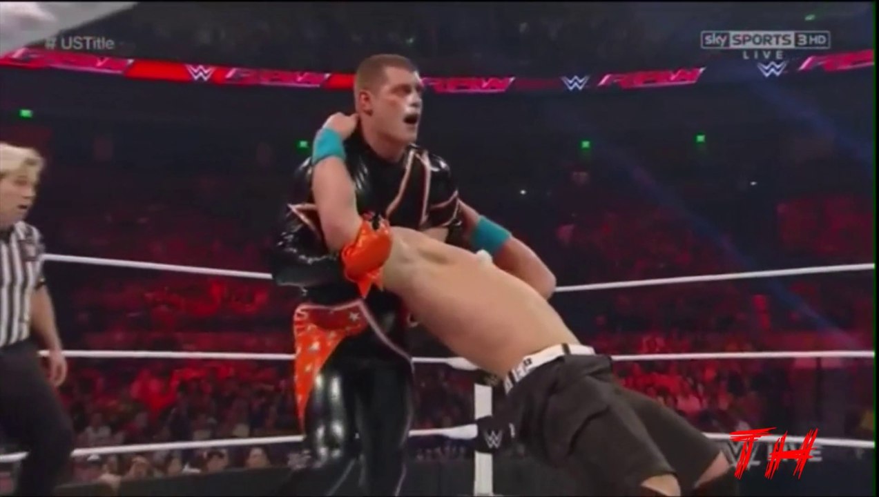 Stardust vs John Cena Highlights HD Raw 06 04 2015