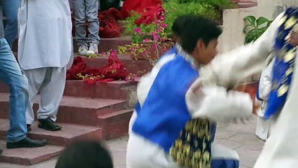 Jhangvi dancer Group perform DHAREES at Shakar pariaan Lok-Virsa Festival at Islamabad Reporting by PCCNN