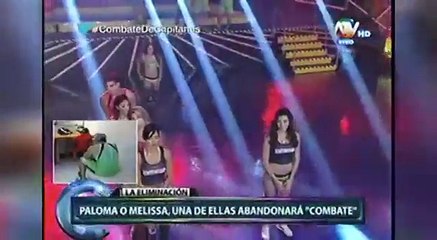 Combate: Paloma Fiuza llora tras salvarse de eliminación (VIDEO)