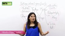Spoken English Lessons - Niharika ( ESL ) - How to talk about your family? - English Lesson ( Free ESL Lessons)