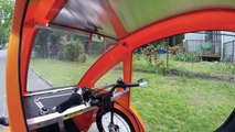 2013 Organic Transit ELF Video Review - Solar Powered Electric Bike with Canopy and Cargo Holds