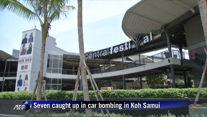 Seven hurt as car bomb hits Thai tourist island