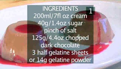 How To Make An Italian Chocolate Panna Cotta Dessert