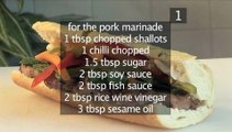 How To Prepare Barbecued Asian Pork Sandwich