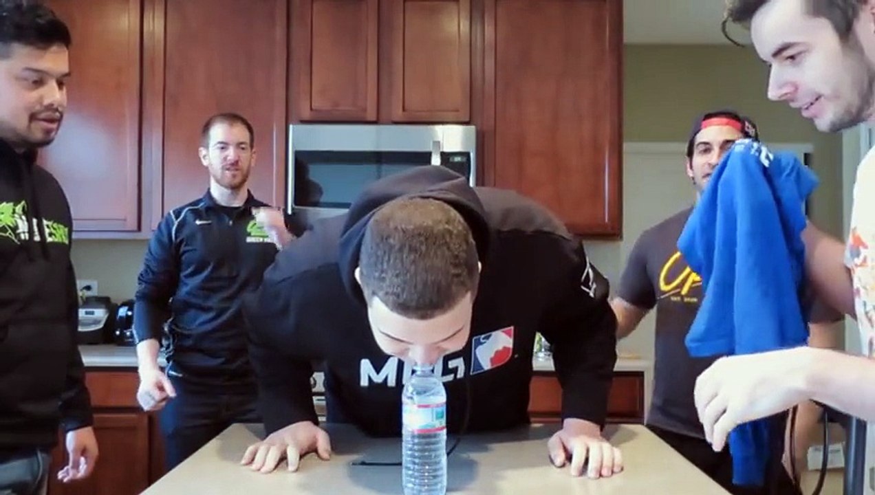 EXPLODING WATER BOTTLE PRANK