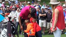 Tiger Woods' Kids and Girlfriend Lindsey Vonn Surprise Golfer During Masters Competition