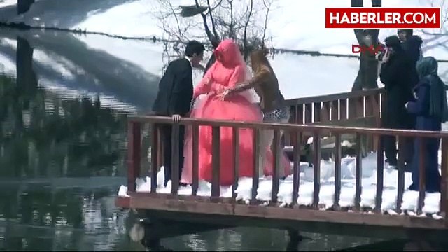 Bolu Gölcük'te Baharda Kış Güzelliği