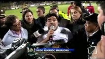 Argentina legend Diego Maradona scores winning goal in Match for Peace