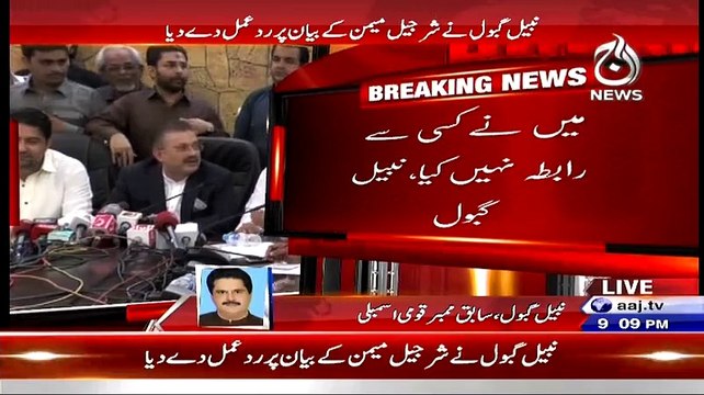 Sharjeel Memon Mere Ghar Ke Bahir Khara Rehta Tha Ke Mere Benazir Bhutto Se Mulaqat Karwaein:- Nabil Gabol