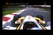 Onboard Fernando Alonso Spa-2008 - OVERTAKING 4 CARS IN ONE LAP!! FANTASTIC!!