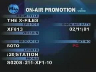 X FILES Trailer Luminescence 8x12