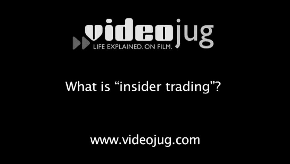 What is insider trading?: The Market