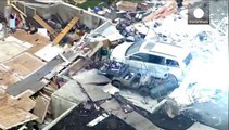 گردباد در ایلینوی آمریکا دو قربانی گرفت