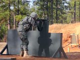 Advanced Rifle Marksmanship requires you to fire your weapon from various positions behind a barrier