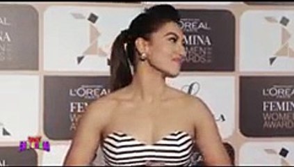 Gauhar Khan at L`Oreal Paris Femina Women Awards 2015.mp4