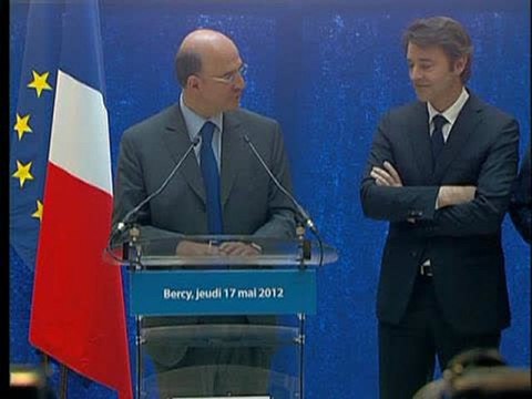 Archive - Passation de pouvoirs entre François Baroin et Pierre Moscovici